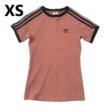 아디다스 와플 쓰리 스트라이프 링거 티셔츠 XS 사이즈
