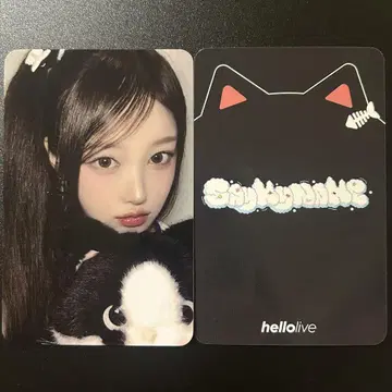 saymyname HELLOLIVE 영통 혜택 트레이딩 카드 소하