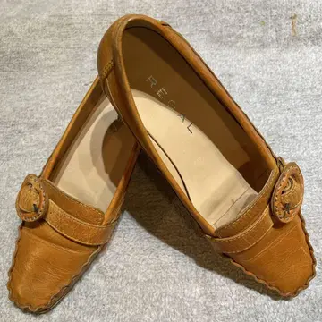 새상품급 Lee Legal 여성용 로퍼 천연 가죽 22.5cm