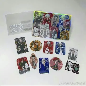 FF14 새벽의 혈맹 스티커 엽서 중국 팬 페스티벌