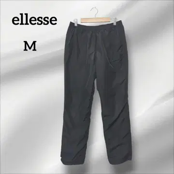 Ellesse 윈드 브레이커 사이드 포켓 블랙 로고 M