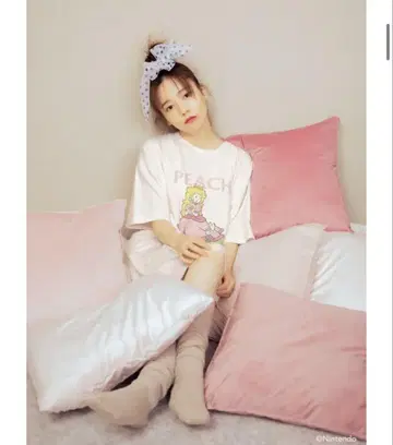 젤라또피케 피치 공주 티셔츠 숏 팬츠 세트