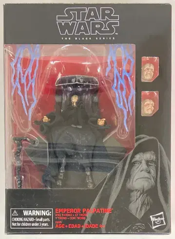 HASBRO THE BLACK EMPEROR PALPATINE 6인치