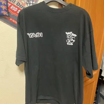 yagi BAD BOY CLUB 블랙 티셔츠 S 사이즈
