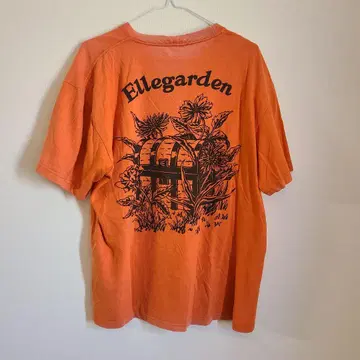 ELLEGARDEN 보물 상자 티셔츠 레어 XL 사이즈 오렌지