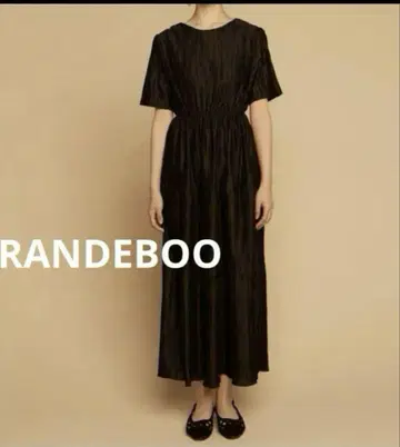 RANDEBOO natural dress 반팔 원피스 블랙