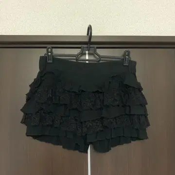 00s Y2K TRALALA 치마바지 F 사이즈 블랙 새상품급