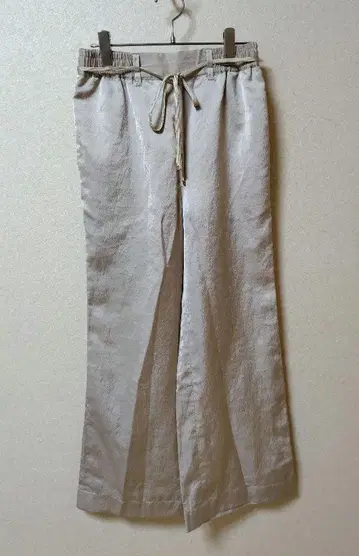 스픽 앤 스팬 새틴 이지 팬츠 베이지