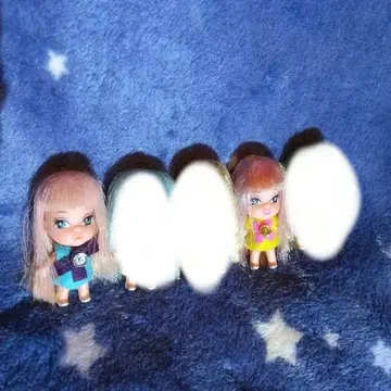 사랑의 별 팅클 쇼와 레트로 인형 리카짱 초대 리카짱 빈티지 인형