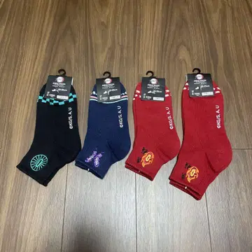 귀멸의 칼날 양말 4장 세트