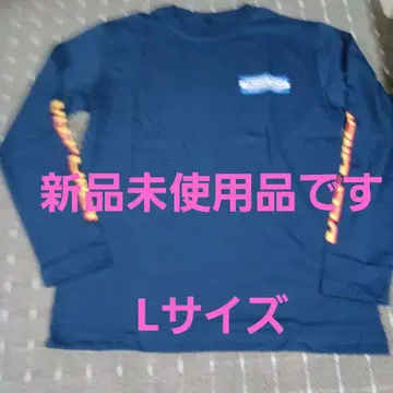 딥 라이너 롱 티셔츠 L 사이즈 네이비 색상