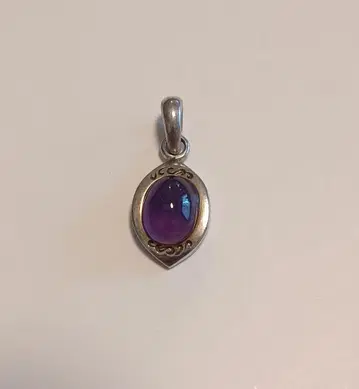 SAAD 자수정 펜던트 탑 silver925