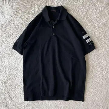 파파스 컨디션 최상 PAPAS 피케 셔츠 L 블랙