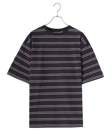 KAPTAIN SUNSHINE 보더 티셔츠 네이비 M 사이즈