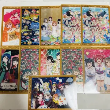 클리어 카드 11장 세트 러브 라이브 Aqours finale 영구