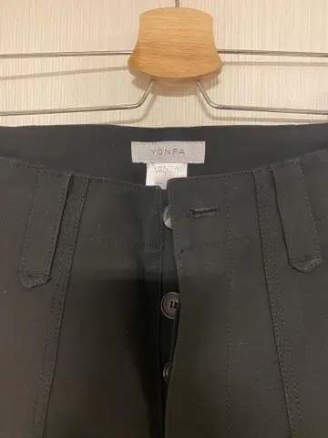 YONFA 블랙 베이커 팬츠 S