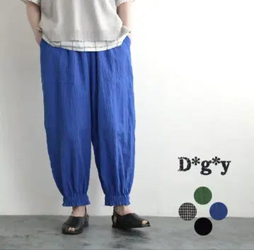 D*g*y dgy 밑단 밴딩 셔링 팬츠