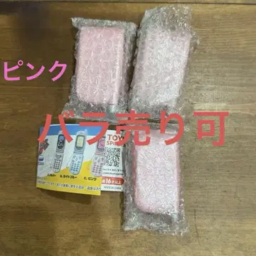 추억의 피처폰 마스코트 핑크 가챠가챠