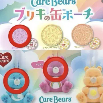 CareBears 양철 캔 파우치 플로키 피규어 마스코트 가챠