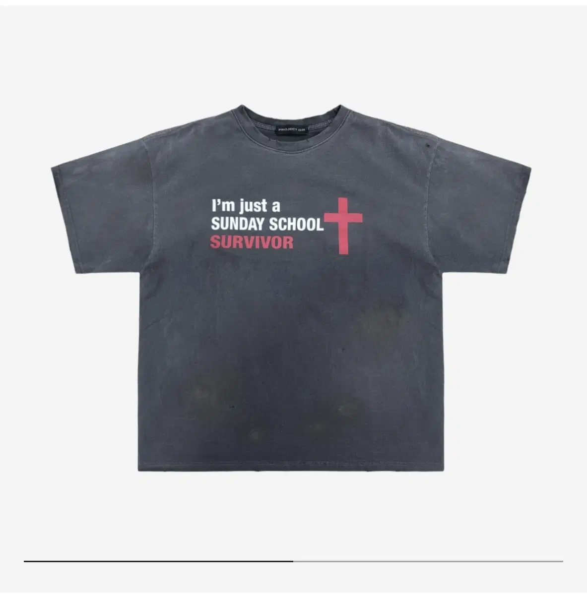 OS]プロジェクトGRサンデースクールウォッシュTシャツネイビー