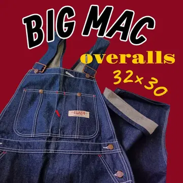 새상품급/BIGMAC/빅맥/오버롤/빅 사이즈/다크 네이비/워크