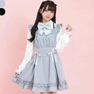 레이스 소매 허리 레이스업 원피스 SecretHoney