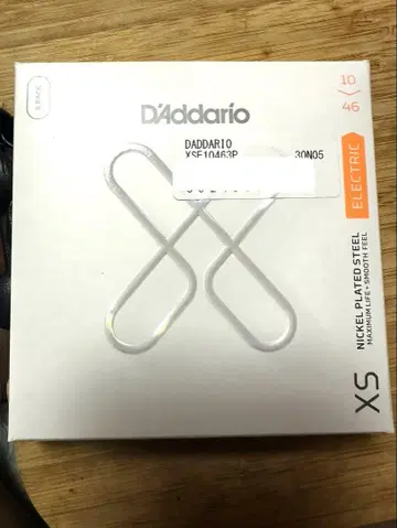 D'Addario XS 일렉 기타 줄 10-46 3개입