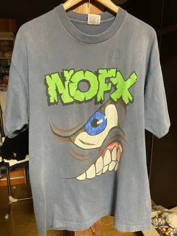 NOFX MONS-TOUR 티셔츠 90년대 빈티지 빈티지 XL