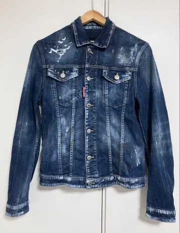 DSQUARED2 디스퀘어드 데미지 가공 데님 자켓 데님 자켓