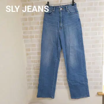 SLY JEANS M.C HW STRAIGHT PT-C 데님 팬츠