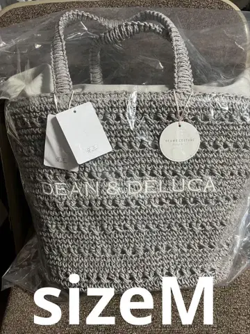 DEAN & DELUCA 그레이 토트백 M 사이즈 보냉백 포함