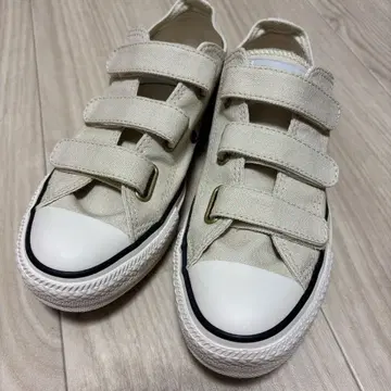 CONVERSE ALL STAR 벨크로 스니커즈 아이보리