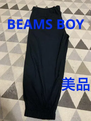 BEAMS BOY 블랙 사루엘 팬츠. 새상품급.