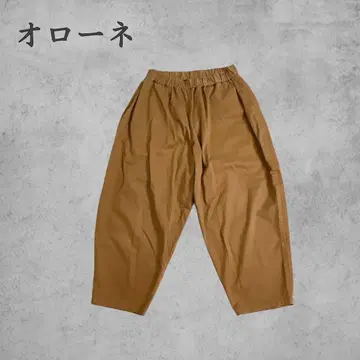 오로네 벌룬 팬츠 이지 팬츠 브라운 루즈핏 내추럴