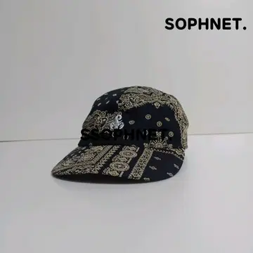 SOPHNET. SCORPION LOGO 캡 페이즐리 무늬