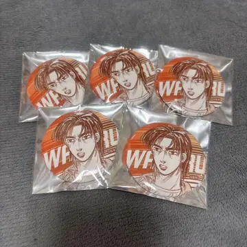 머리글자 D 이니 D 메디 코스 캔뱃지 아키야마 와타루 세트