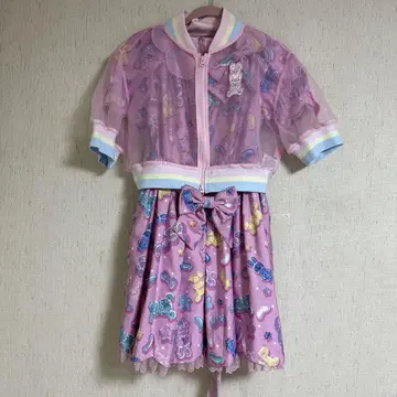 Jelly Candy Toys OP 핑크 오간자 겉옷