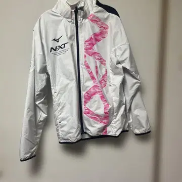 Mizuno NXT 화이트 핑크 자켓