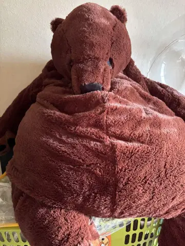 빅 브라운 곰 봉제 인형