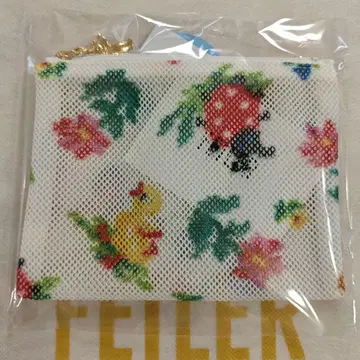 페이러 하이디 메쉬 파우치 화이트 미니