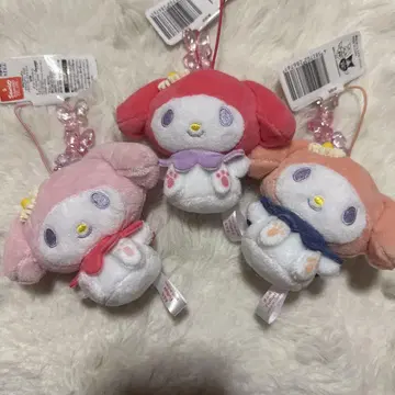 마이멜로디 봉제 인형 스트랩 3개 세트