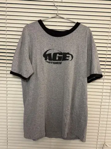 Age Factory 링거 티셔츠 L