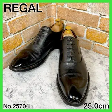 [남성용 브랜드 가죽 신발] REGAL 리갈 25 스트레이트 팁 블랙
