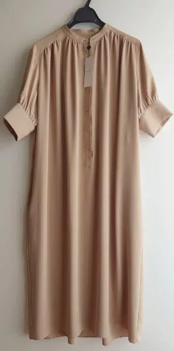 BEIGE, 베이지 38호 개더 원피스 SIMEON