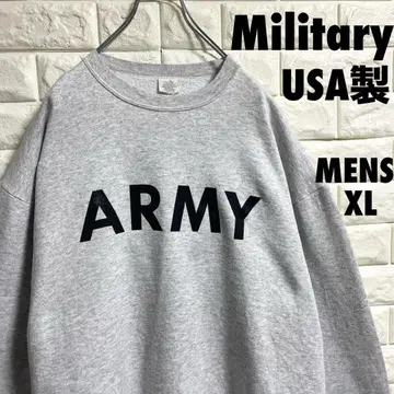 미군 미군 ARMY 프린트 맨투맨 트레이닝복 USA제 XL 사이즈