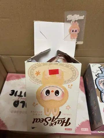LABUBU HAVE A SEAT BABA 봉제 인형