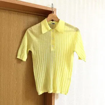 <H>SHEER RIB SHIRT KNIT PULLOVER/니트