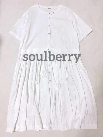 soulberry 서울베리 린넨 코튼 개더 원피스