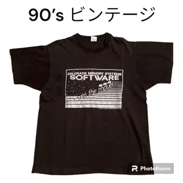 레어 90년대 빈티지 기업 티셔츠 vintage