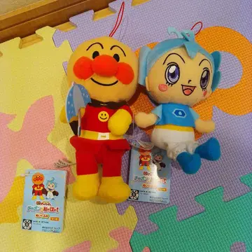 호빵맨 영화 봉제 인형 2종 세트